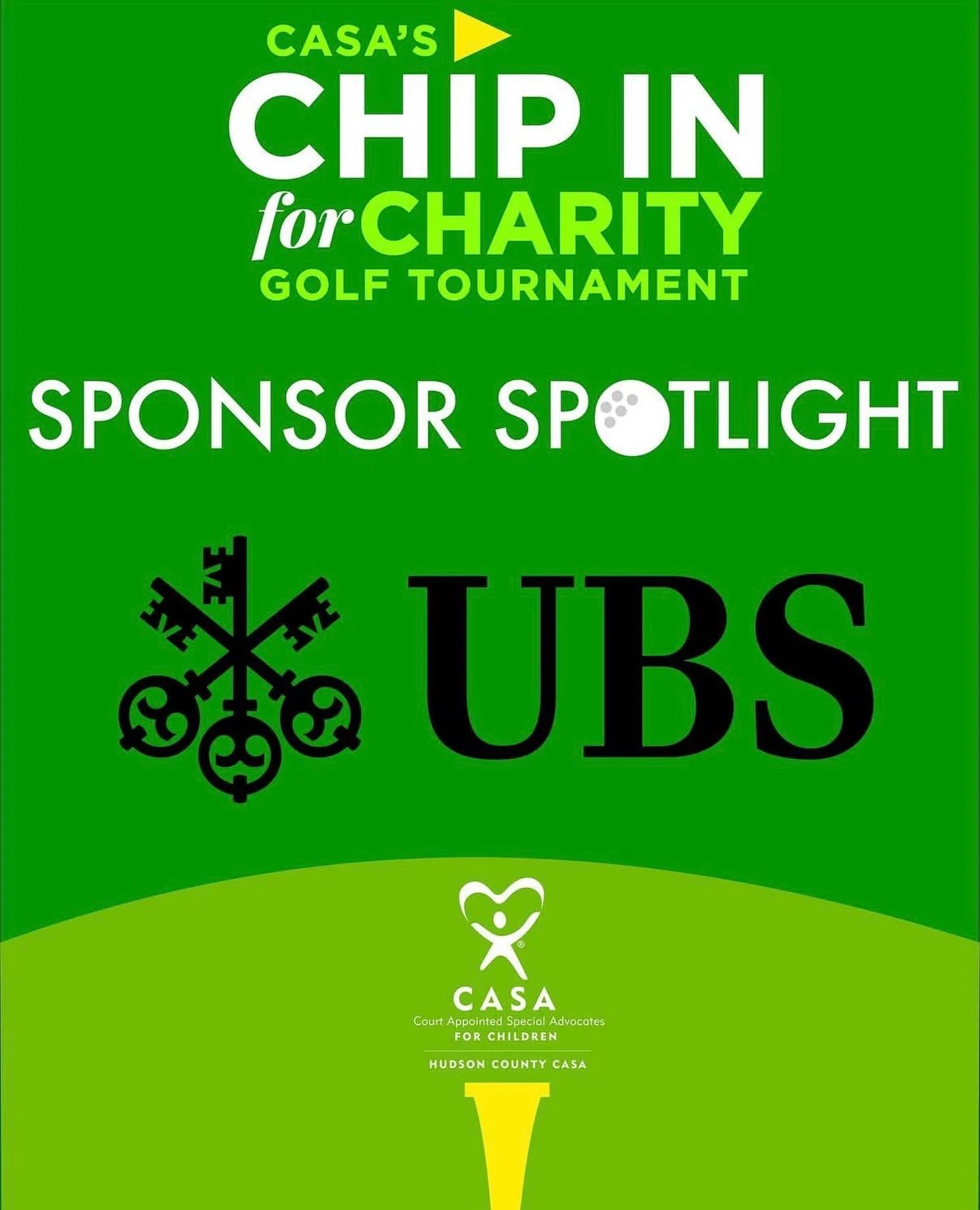 We&rsquo;re proud to recognize UBS as a Golf Cart Sponsor of Hudson County CASA&rsquo;s 5th Annual Chip In for Charity Golf Tournament! ⛳️❤️💙

Thank you, UBS, for helping us make this special event possible and for supporting our mission to advocate