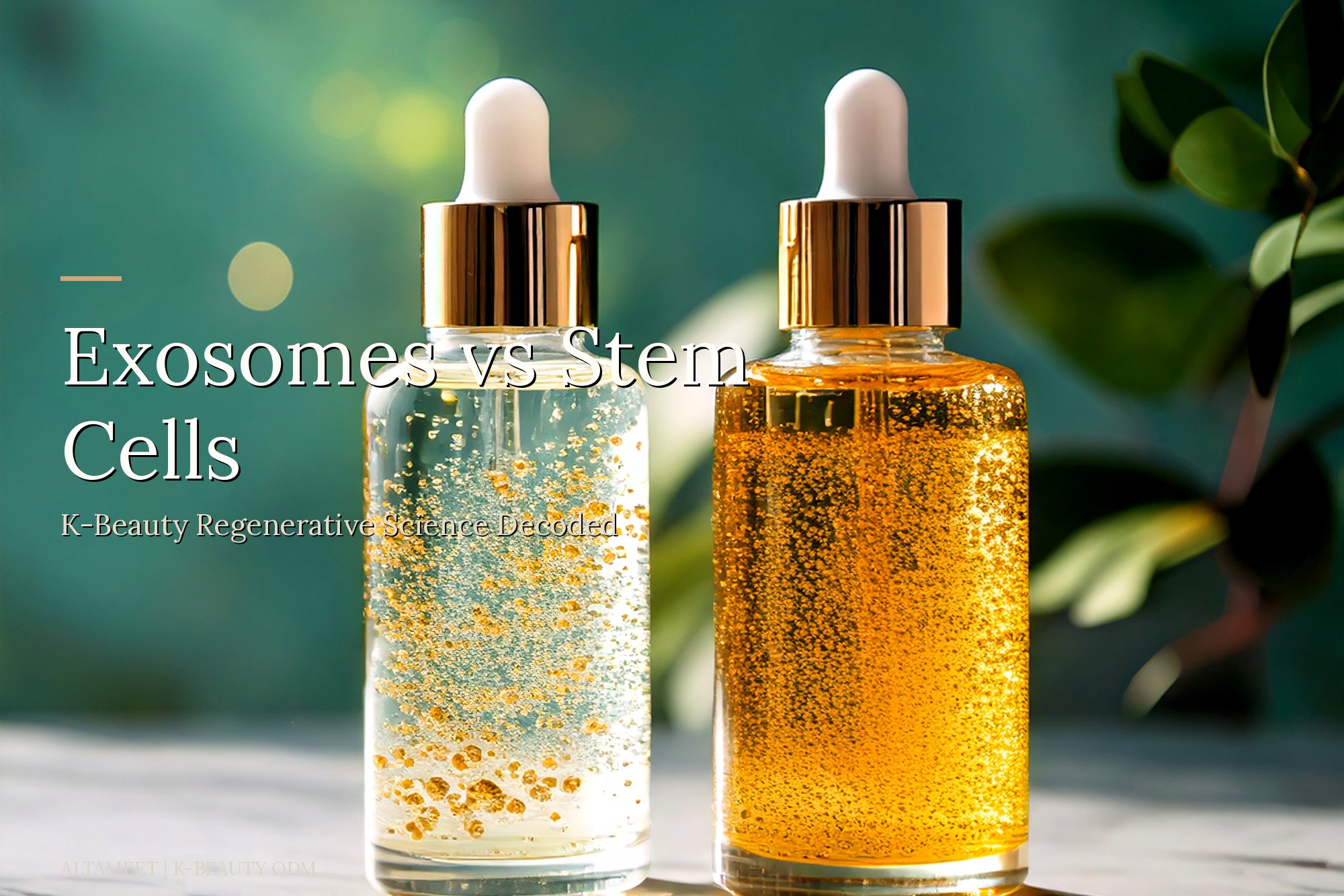 Exosomes vs Stem Cells 2026: Which K-Beauty Regenerative Ingredient Is Right for Your Brand