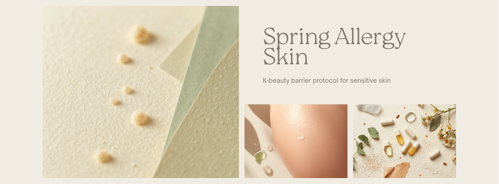 Spring Allergy Skin: A K-Beauty Barrier Protocol for Pollen-Damaged Stratum Corneum