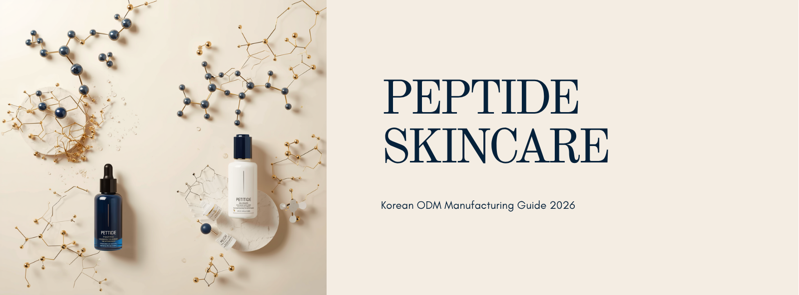 Peptide Skincare Manufacturing in Korea: What Indie Founders Should Know About Costs, Formulations, and the Three Actives Driving 2026 Briefs