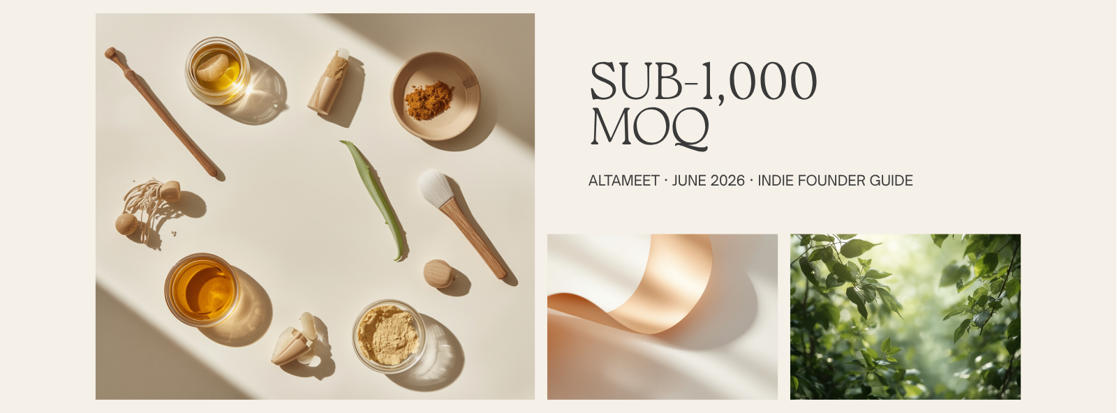 Low MOQ Korean Skincare: Realities for Indie Founders (2026)