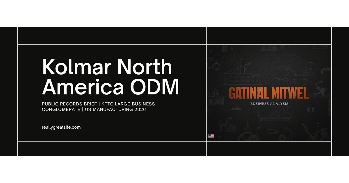 Kolmar North America ODM: A Public-Records Brief for Indie K-Beauty Founders (2026)