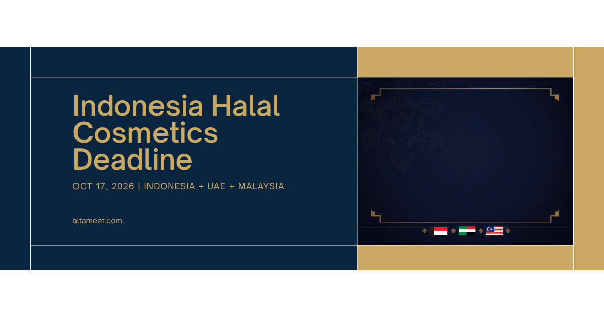 Indonesia's October 2026 Halal Cosmetics Deadline: A K-Beauty Indie Founder Playbook (UAE and Malaysia Included)