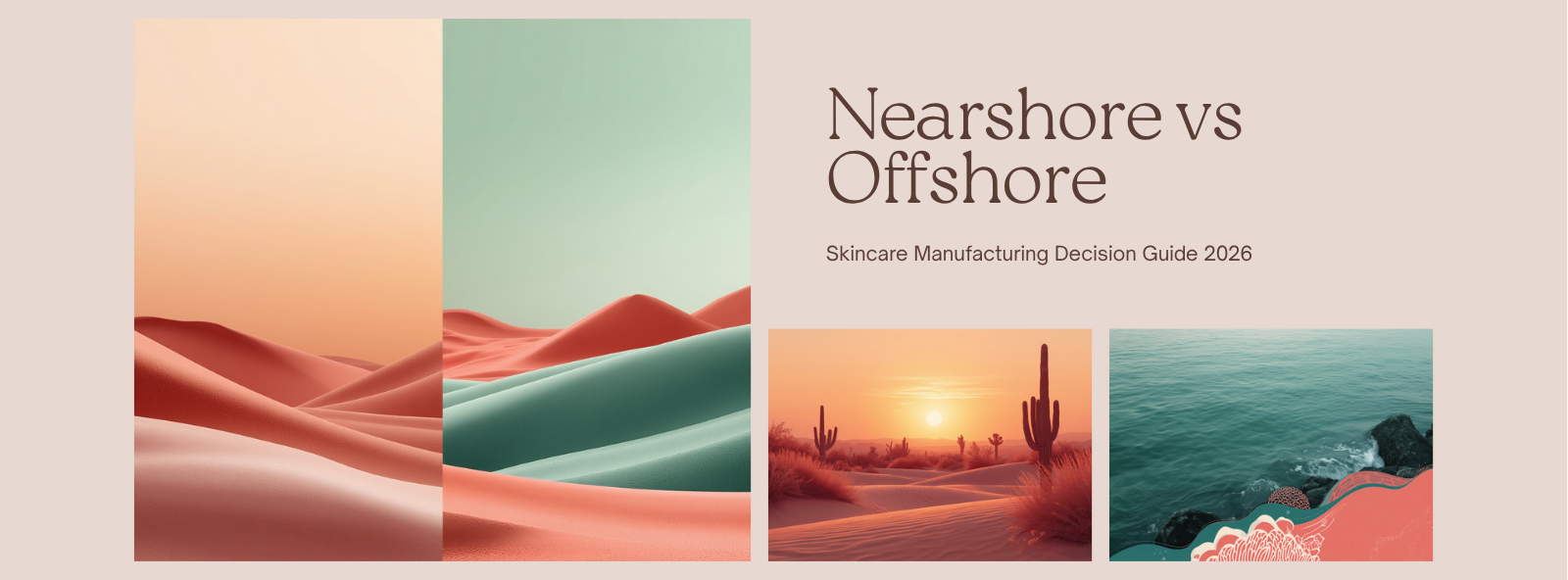 Nearshore vs Offshore Skincare Manufacturing 2026: US Indie Founder Decision Guide