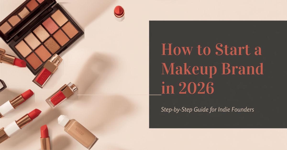 How to Start a Makeup Cosmetics Brand in 2026: Step-by-Step Guide