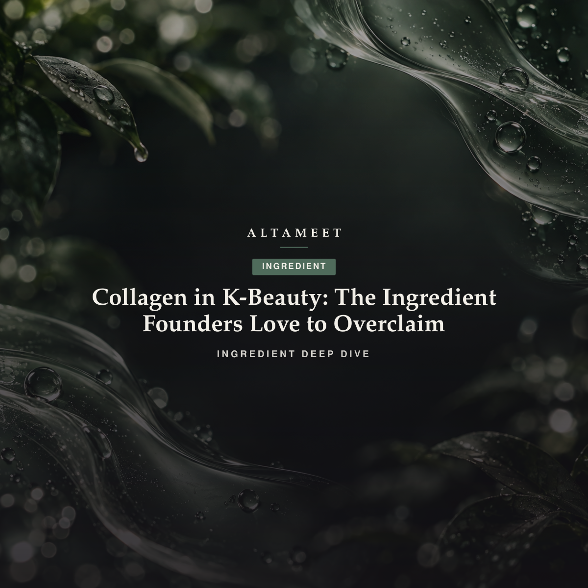 Collagen in K-Beauty: The Ingredient Founders Love to Overclaim