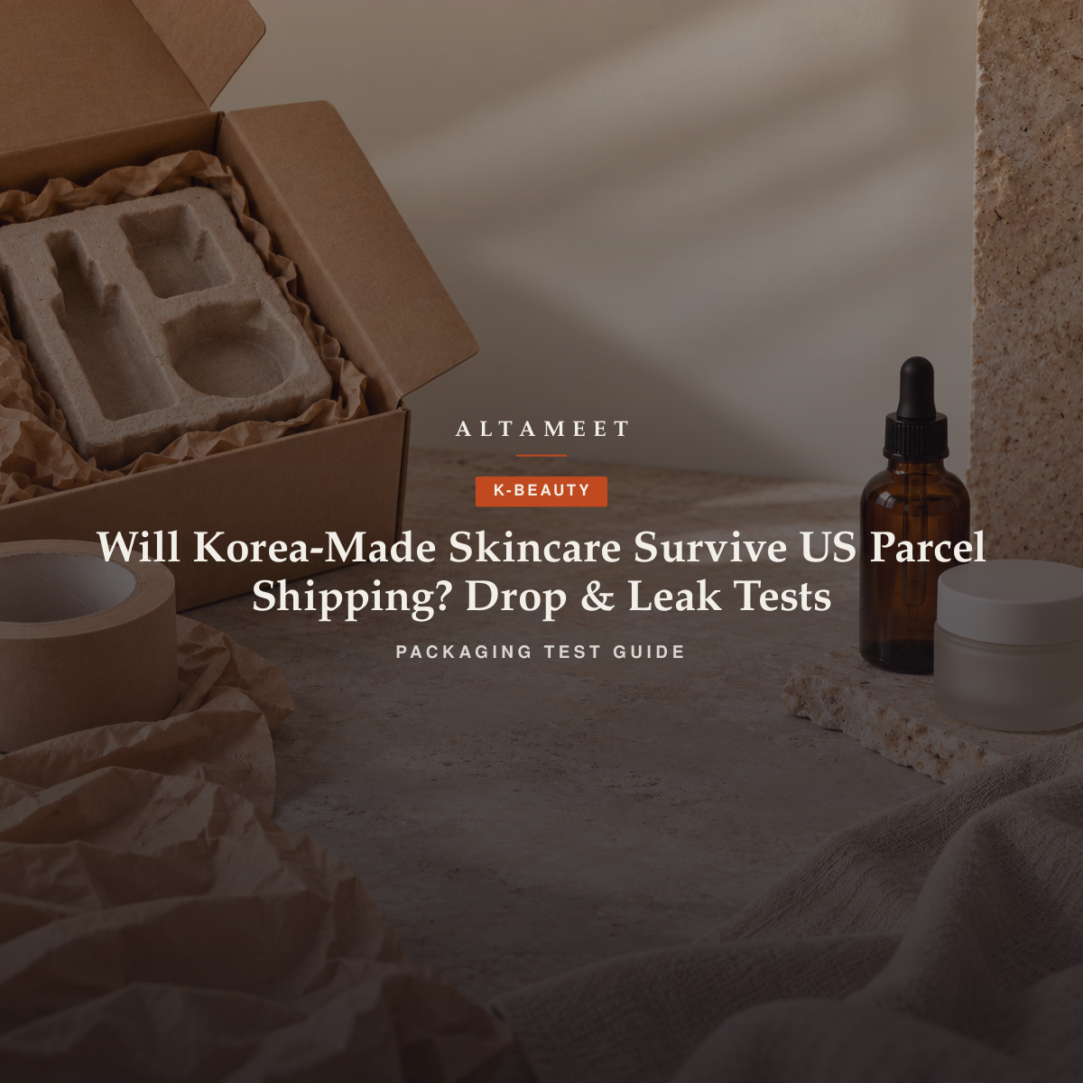 Will Korea-Made Skincare Survive US Parcel Shipping? Drop & Leak Tests