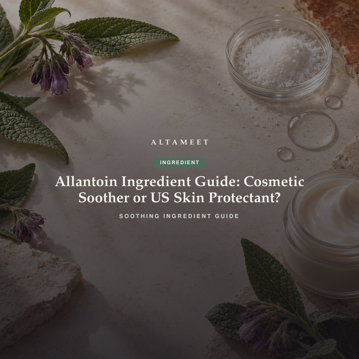 Allantoin Ingredient Guide: Cosmetic Soother or US Skin Protectant?