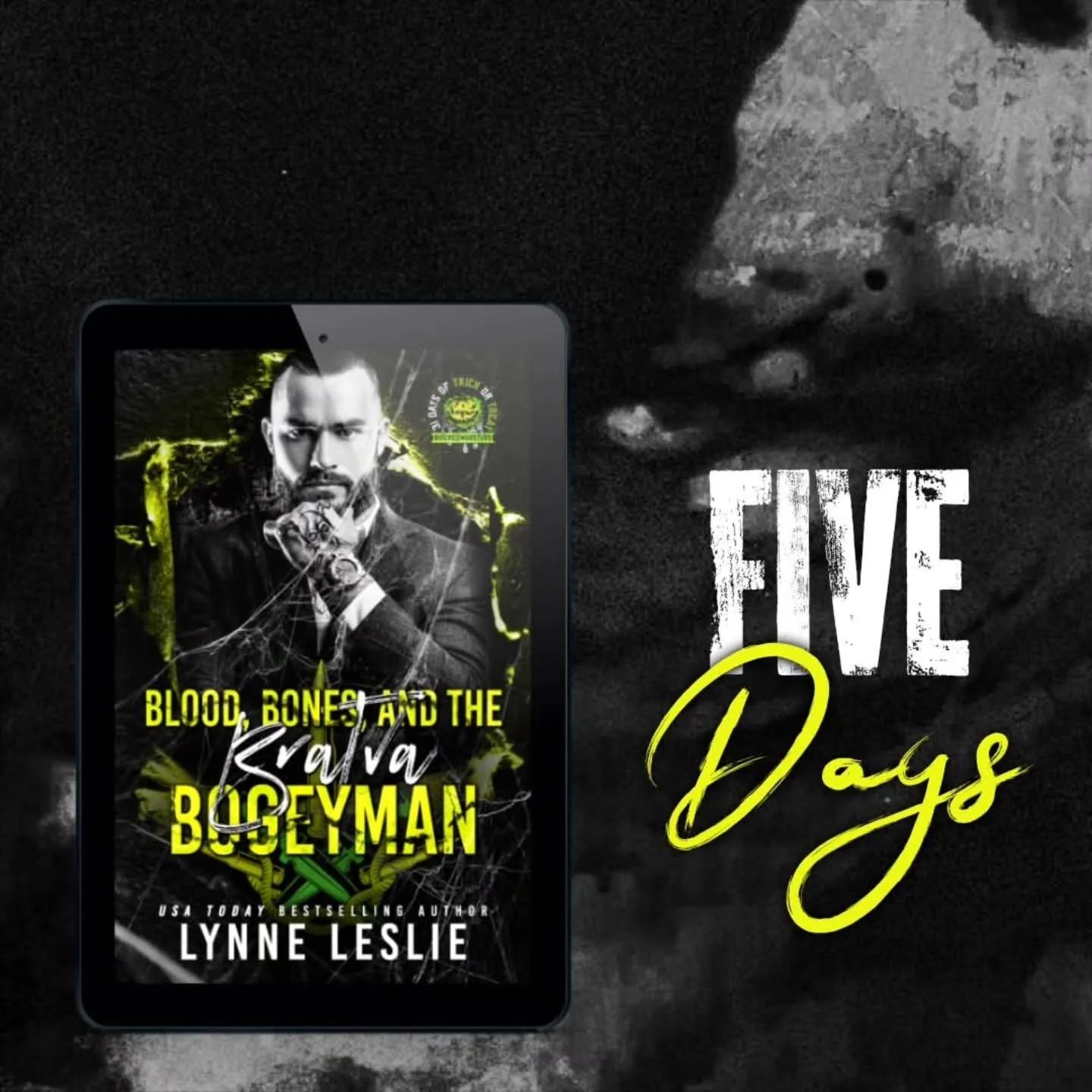 🎃😈FIVE MORE DAYS😈🎃

If he&rsquo;s not killing for you, is it even love? Cressida doesn't think so. Are you ready to find out what happens when a ghost from the past rises from the grave and decides to take the Bogeyman's bride?

--------

&copy;L