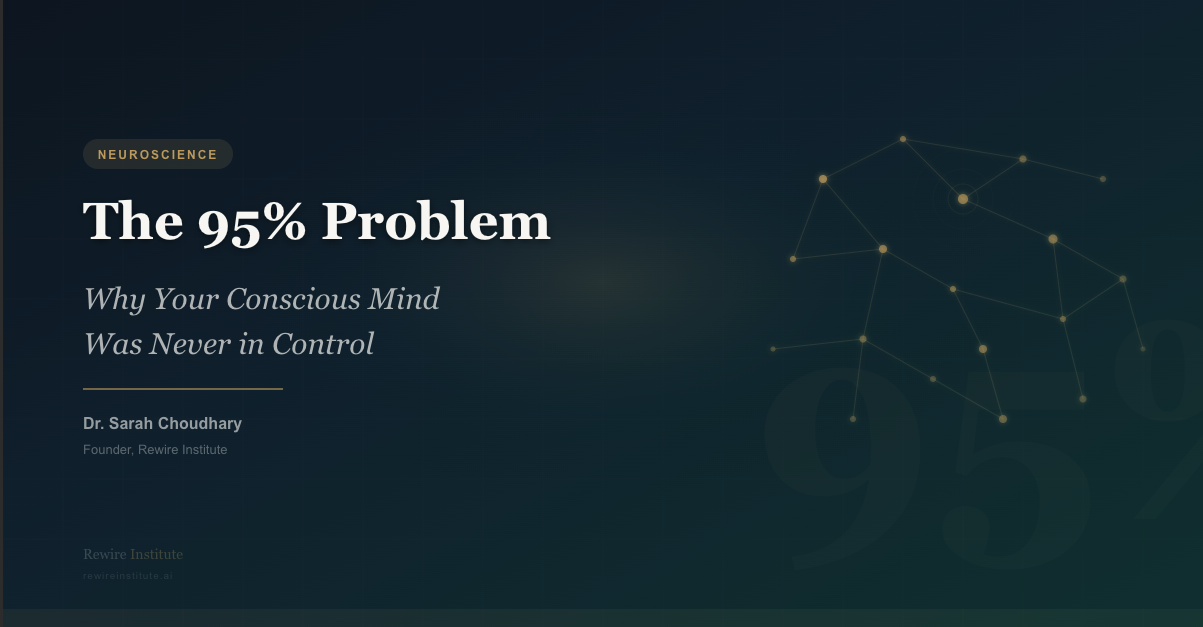 The 95% Problem: Why Your Conscious Mind Was Never in Control
