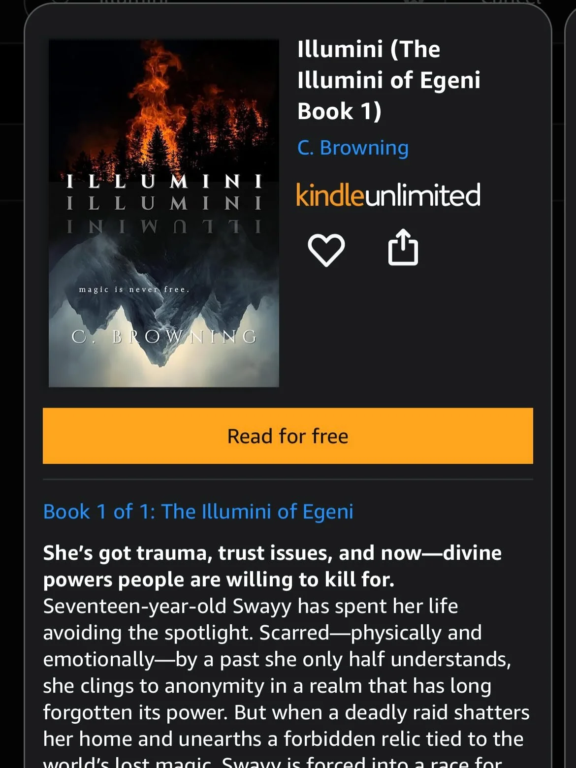 ☀️ GOOD MORNING READERS!!

The day is here! 🔥
For my Kindle Unlimited readers, &lsquo;Illumini&rsquo; is available now. 
Otherwise, the book is available for purchase as an ebook or as a paperback (on Amazon) to be shipped directly to your device or