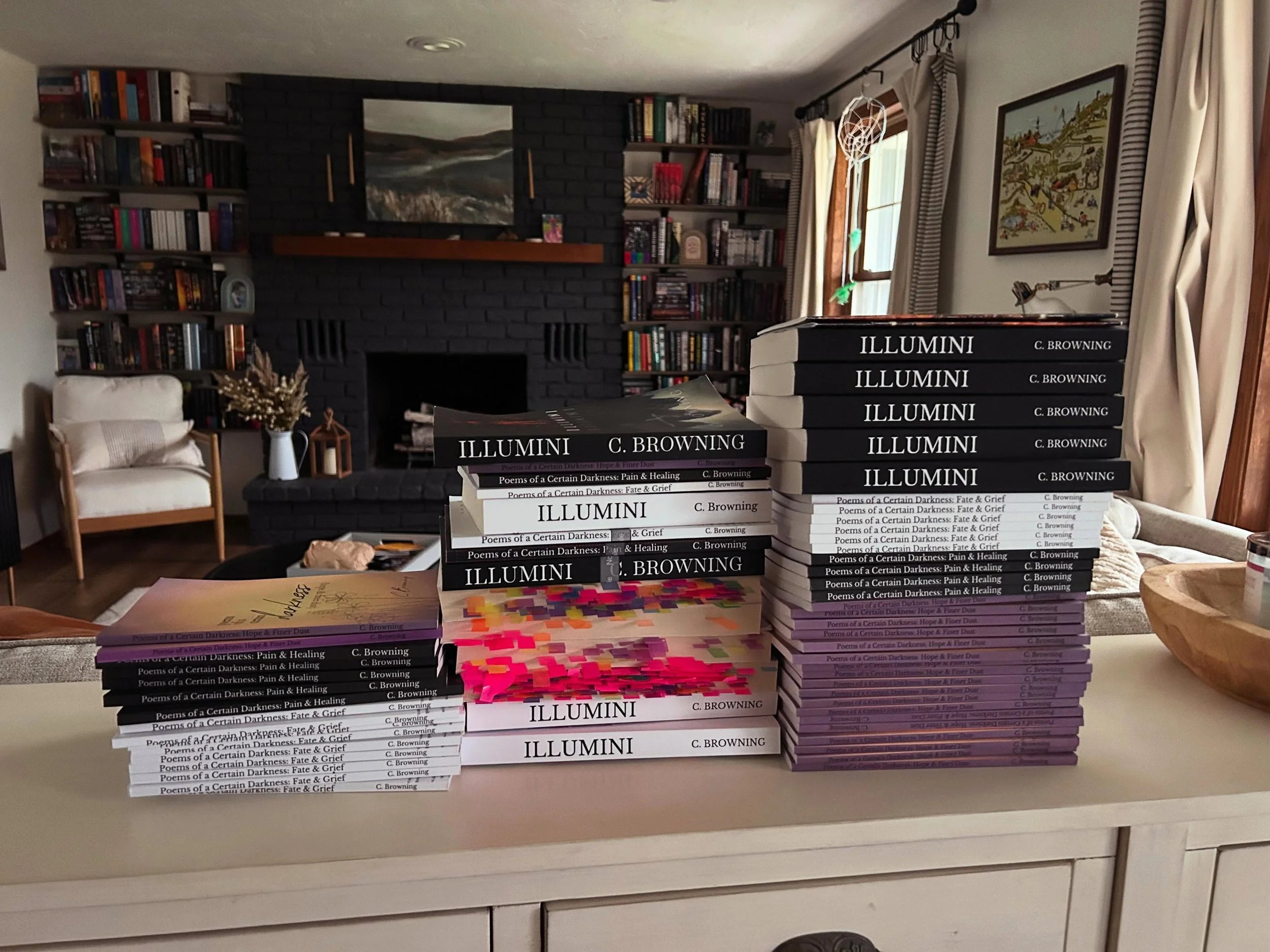 🤍🖤 Happy 2 years to PoaCD 1&amp;2. 
💜 Happy 1 year to PoaCD 3. 
❤️&zwj;🔥 And happy 1 week to Illumini. 

Writing brings me joy. Truly, it never occurred to me that I would publish these and bring them into the light. I always wanted to, wondered 