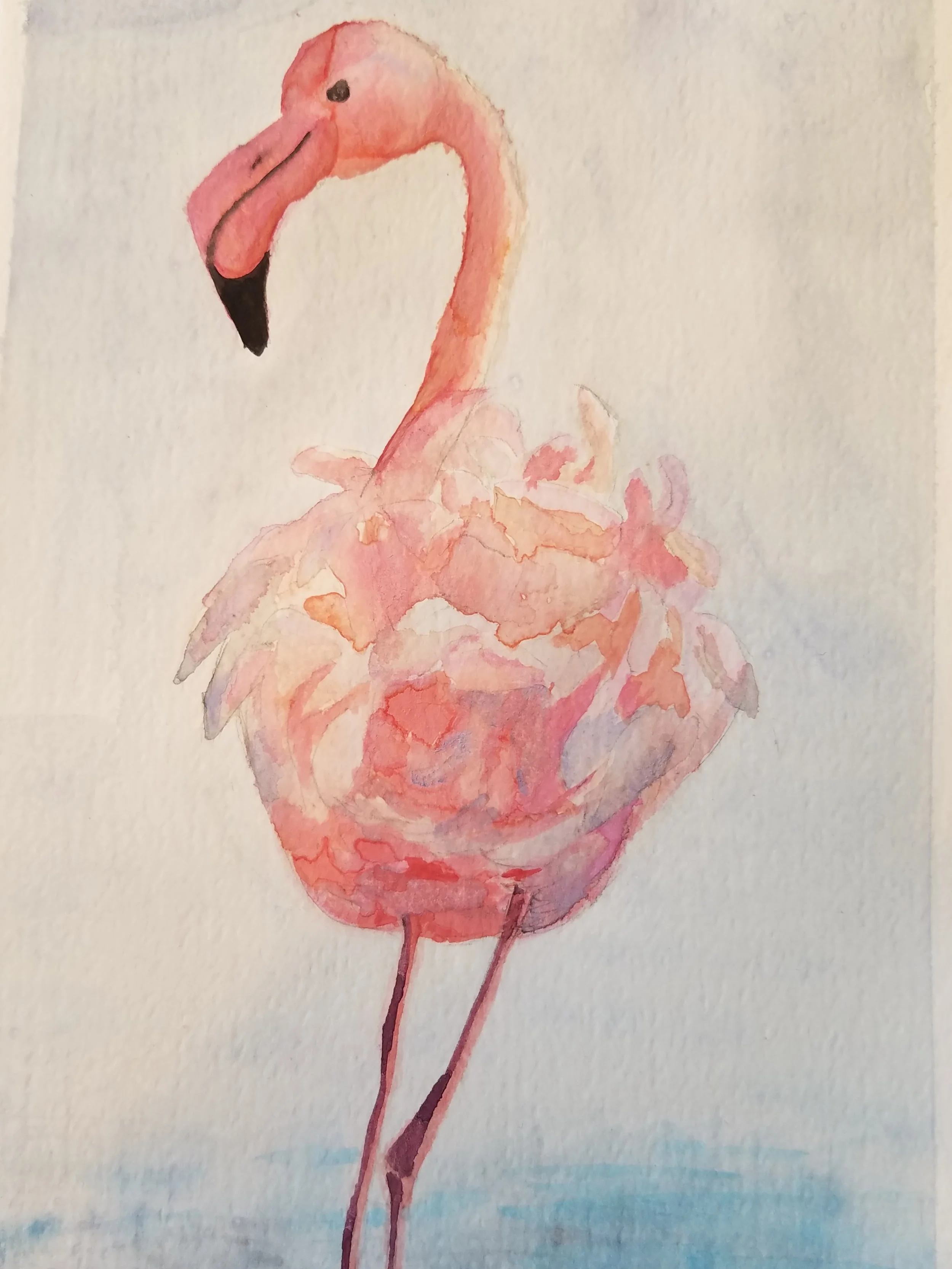 A Well-turned Leg; watercolor