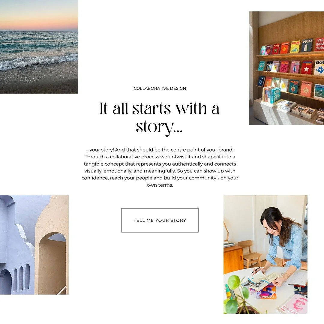 It all starts with a story... your story!

Every brand begins with a spark of purpose that leads ambitious people to carve their own paths.

My work is about shaping that into a brand that you can see, feel, and are proud to share with the world.

Mo