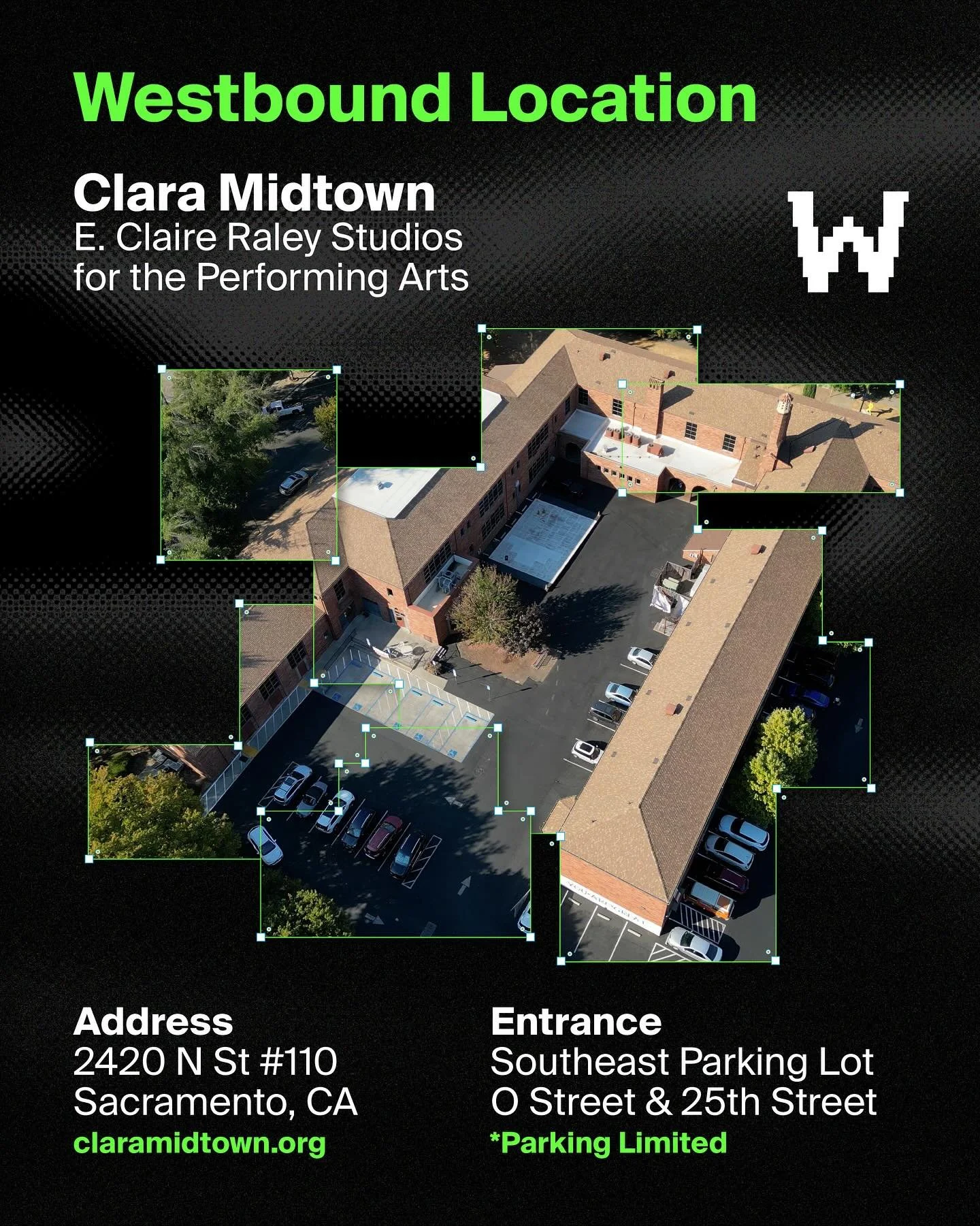 Tonight is the night! Westbound (beta) is finally here! ✨
Take a peek at the info in these slides to help you navigate your way to the venue. 
Entrance >>> Ost between 24th and 25th 
FREE Parking (limited spots)
Don’t forget some l