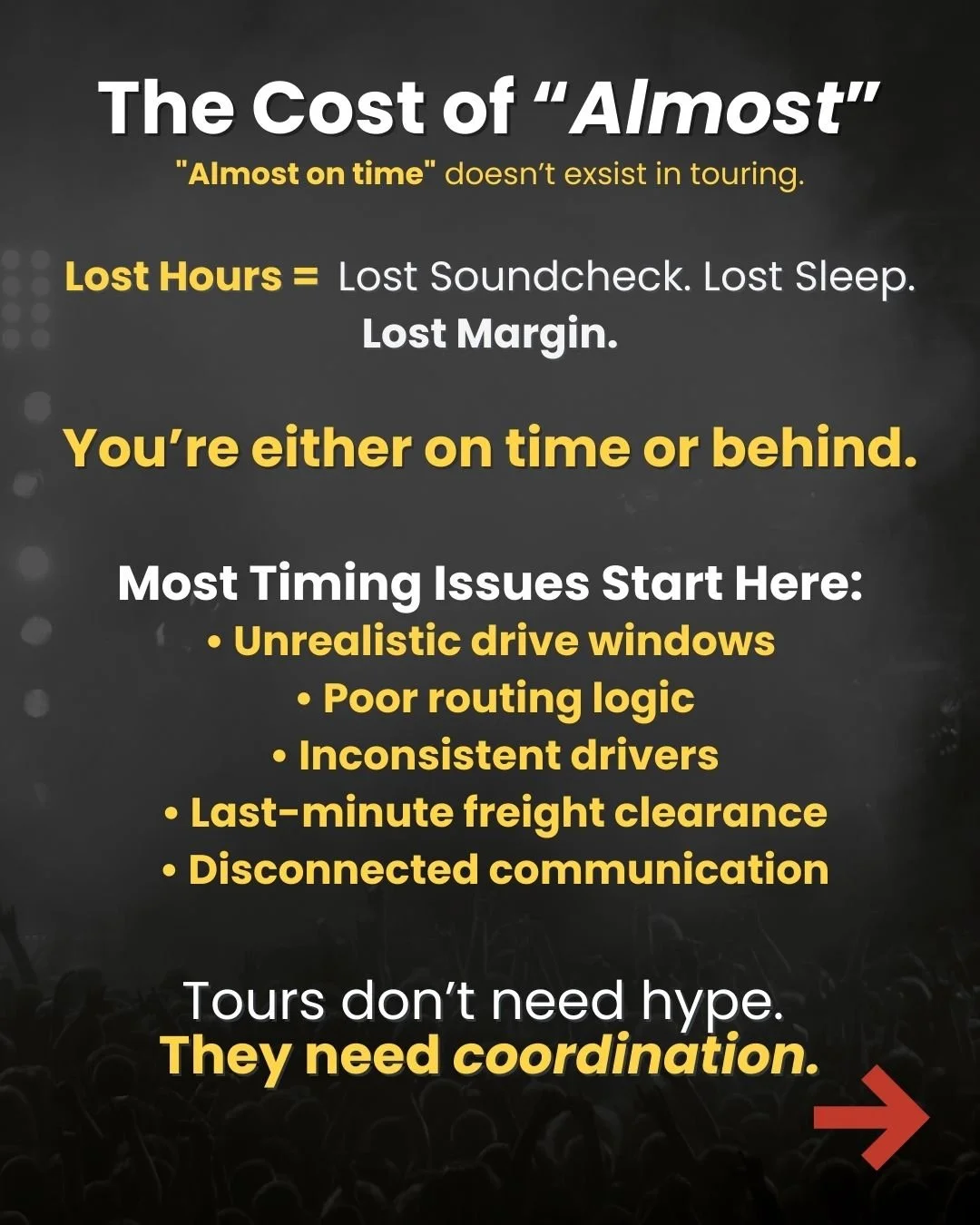 the cost of almost is always more