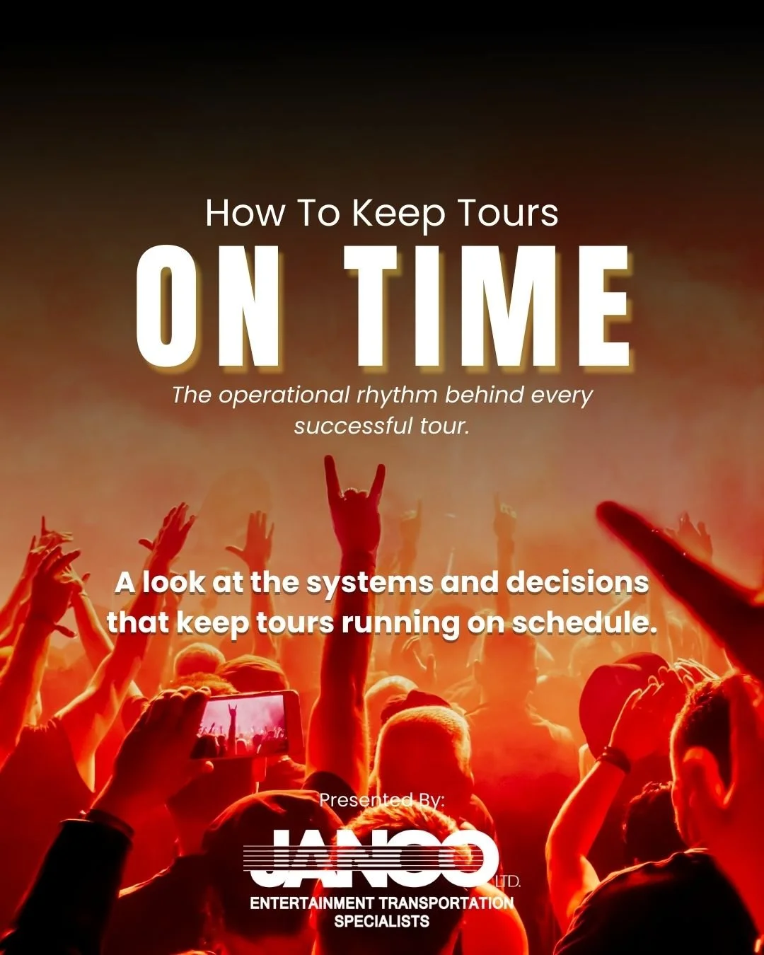 How to Keep Concert Logistics on time