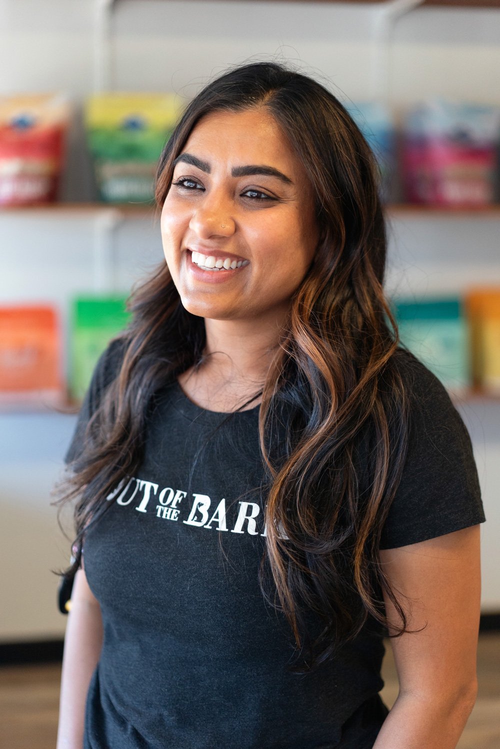 Portrait of dog trainer Megha from Out of the Bark