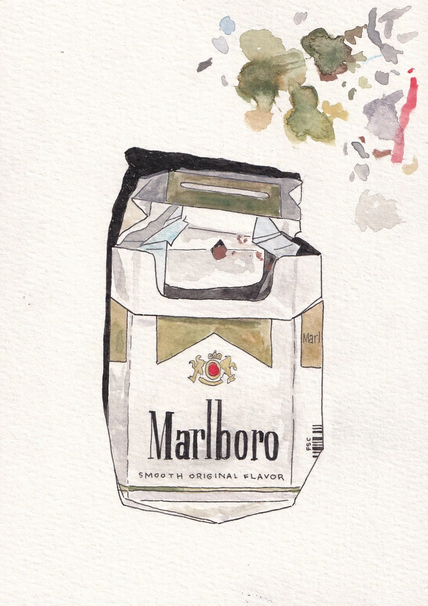"MARLBORO" ORIGINAL PAINTING