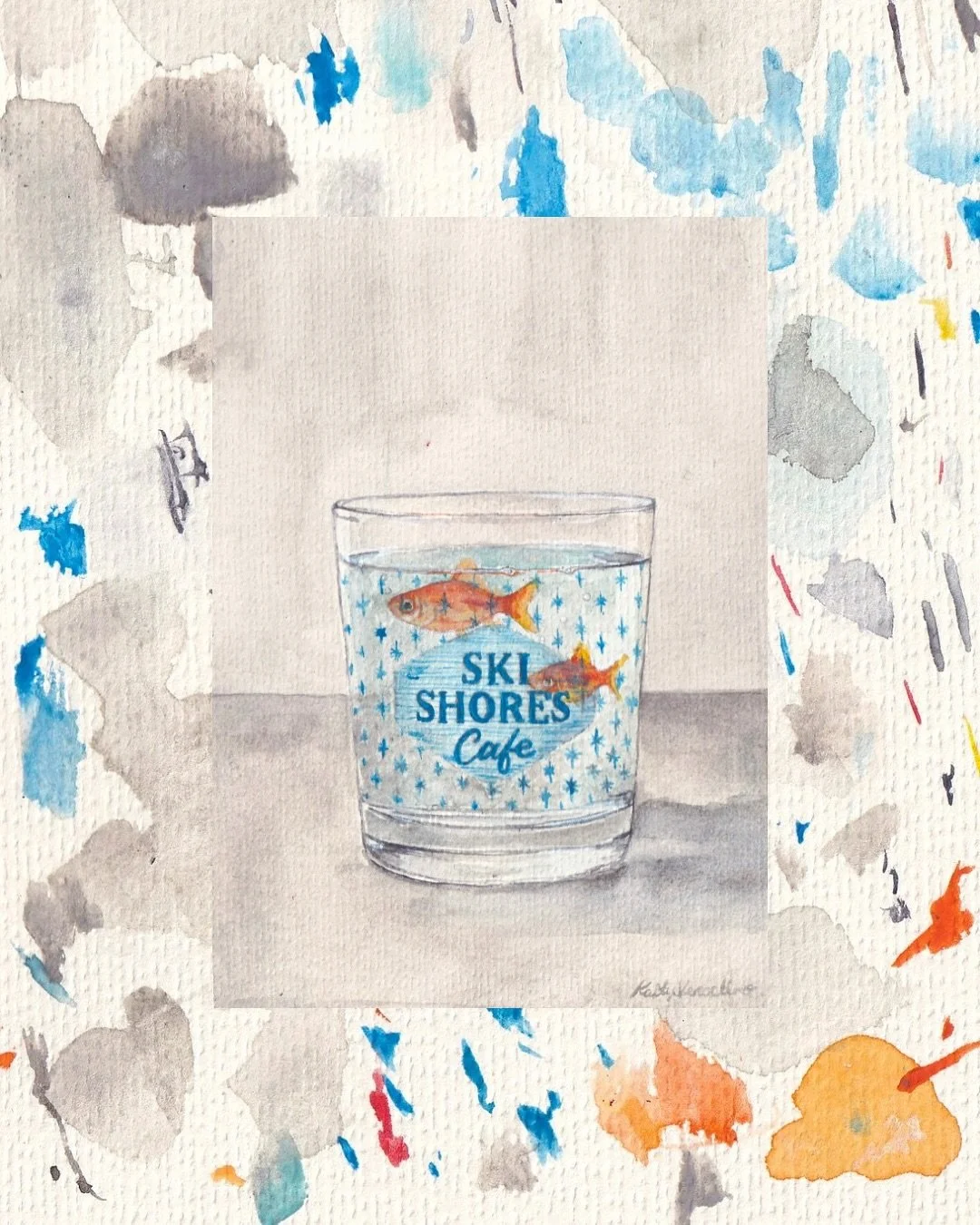 SOLD
&ldquo;lake austin aquarium&rdquo; original painting 
watercolor on paper 
5x7 
@skishores 

#skishores #skishoresaustin #picassoofthesouth #austintexasartist #atx #watercolorart