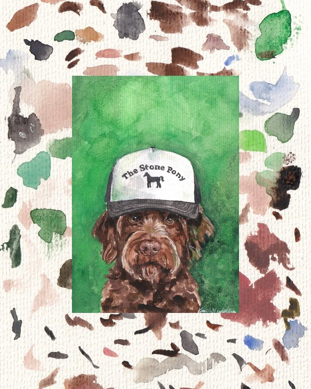 &ldquo;the stone pony&rdquo; original painting 
watercolor on paper 
5x7 
@the_stone_pony 
SOLD @a_bbypitts