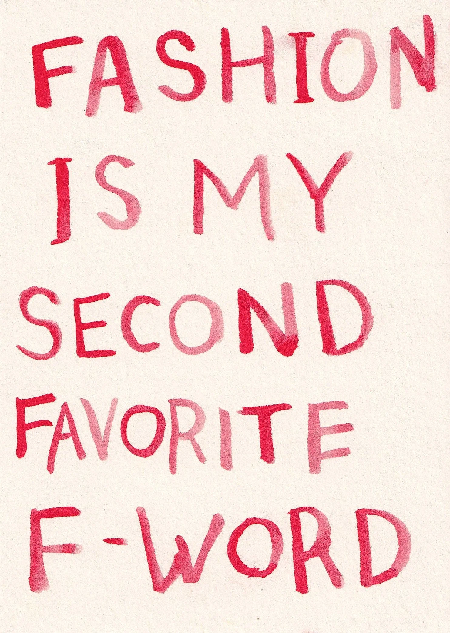 "FAVORITE F WORD" ORIGINAL