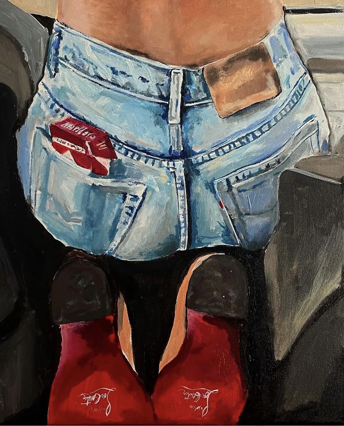 "FAT-BOTTOMED GIRLS" PRINT