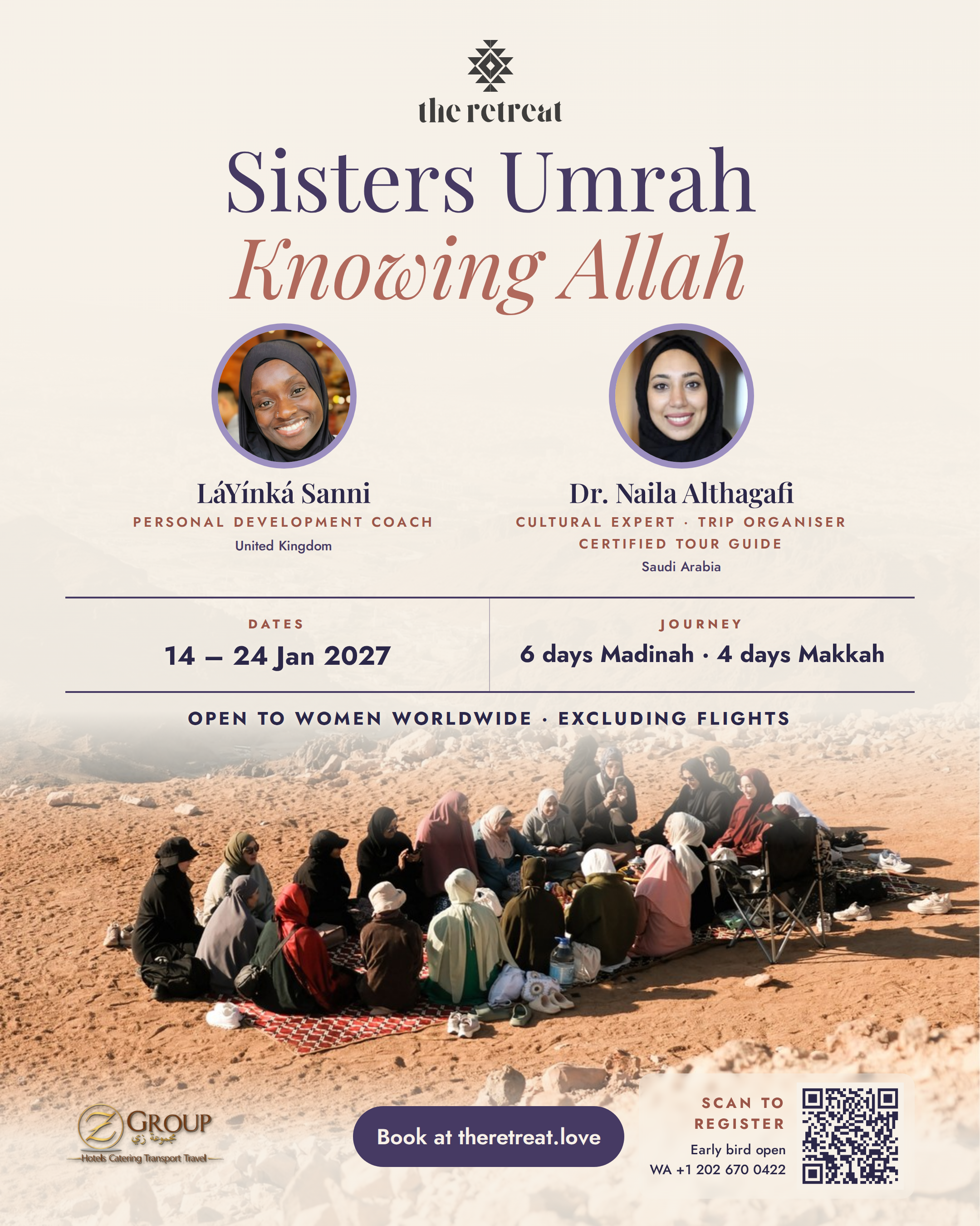 Knowing Allah Sisters Umrah Retreat, 14–24 January 2027