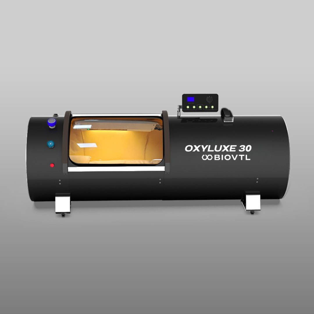 OXYLUXE 36 hard hyperbaric oxygen chamber 2.0 ATA stainless steel