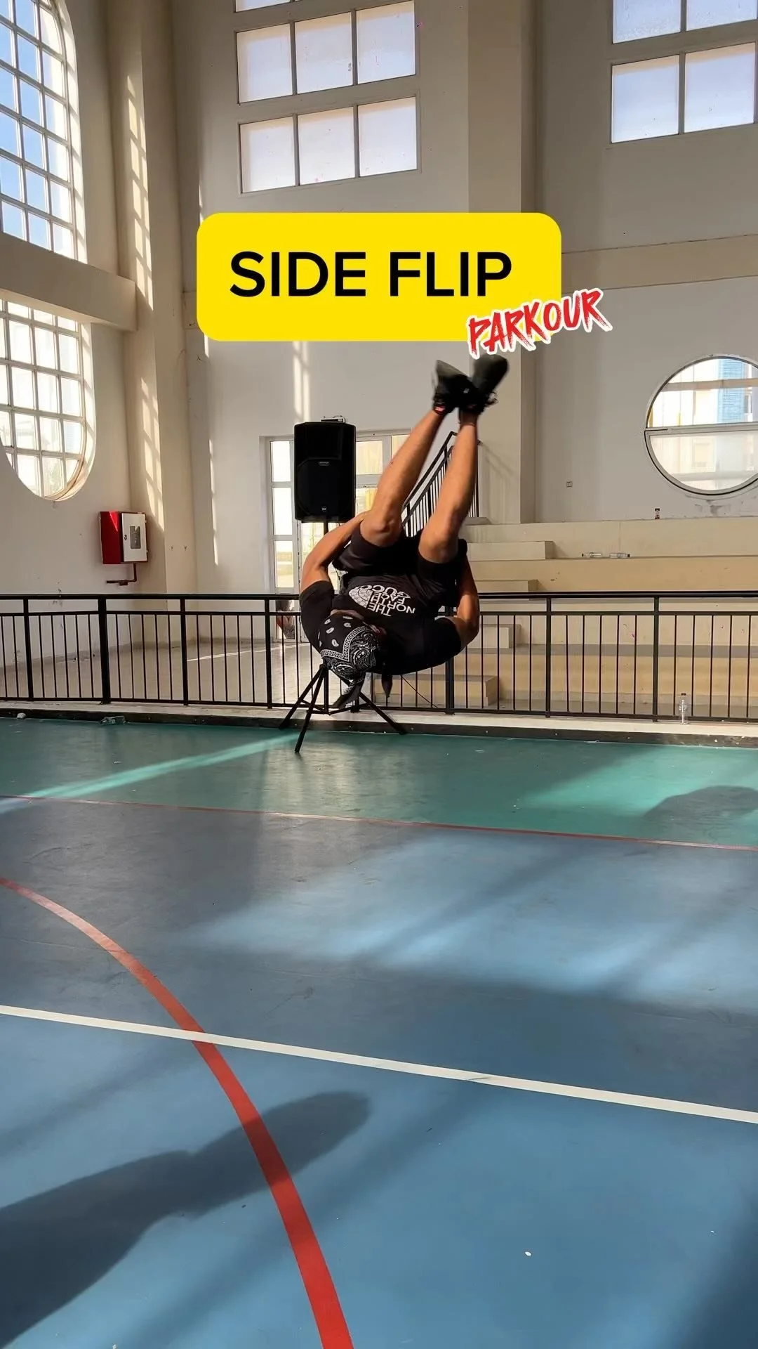 In this “How to “tutorial series you learn how to do the side flip parkour move you can use it for your acrobat…tricking..parkour .routine
It’s advanced move
So be aware of it and go step by step
I recommend to practice t