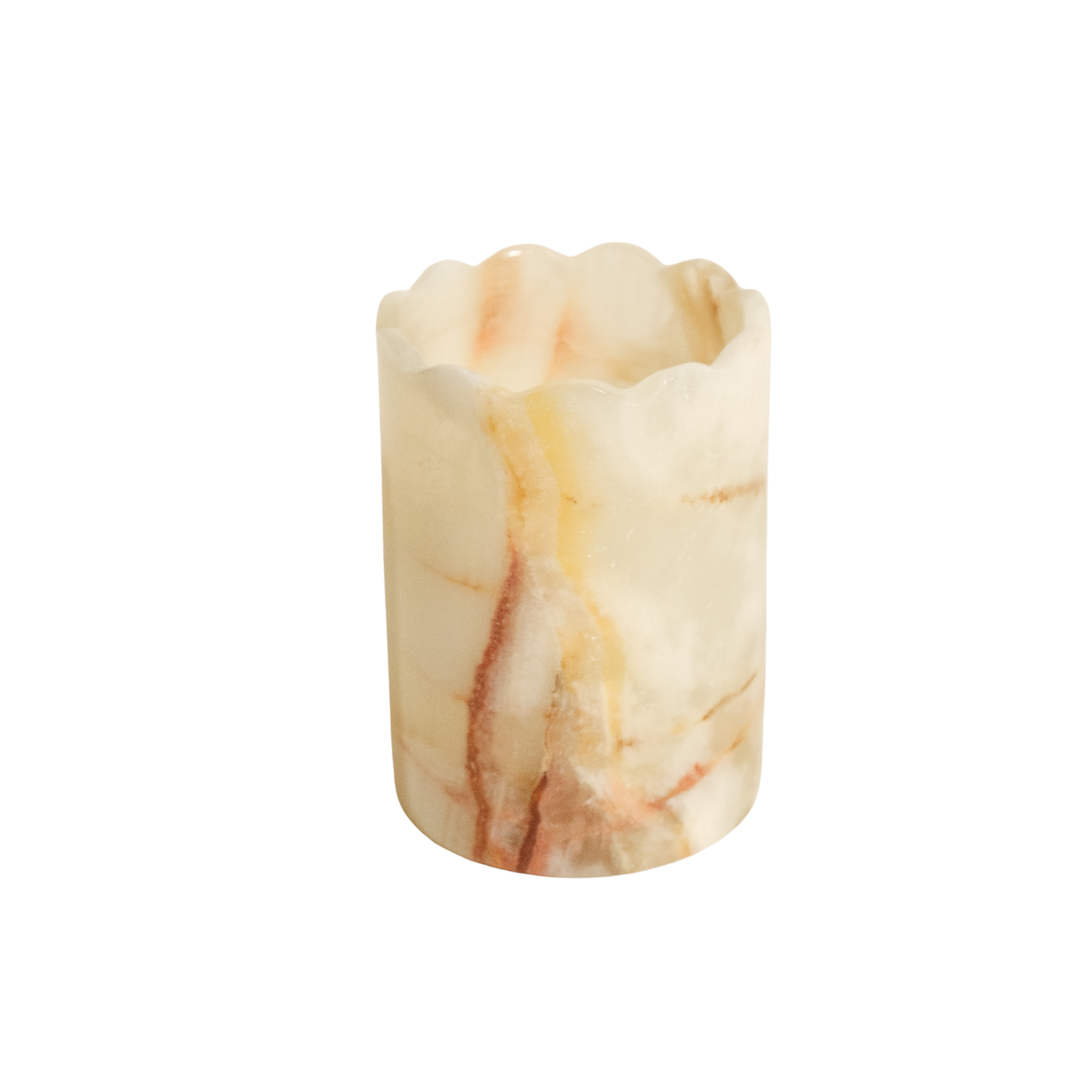 Riverbank Hand-Carved Onyx Vase