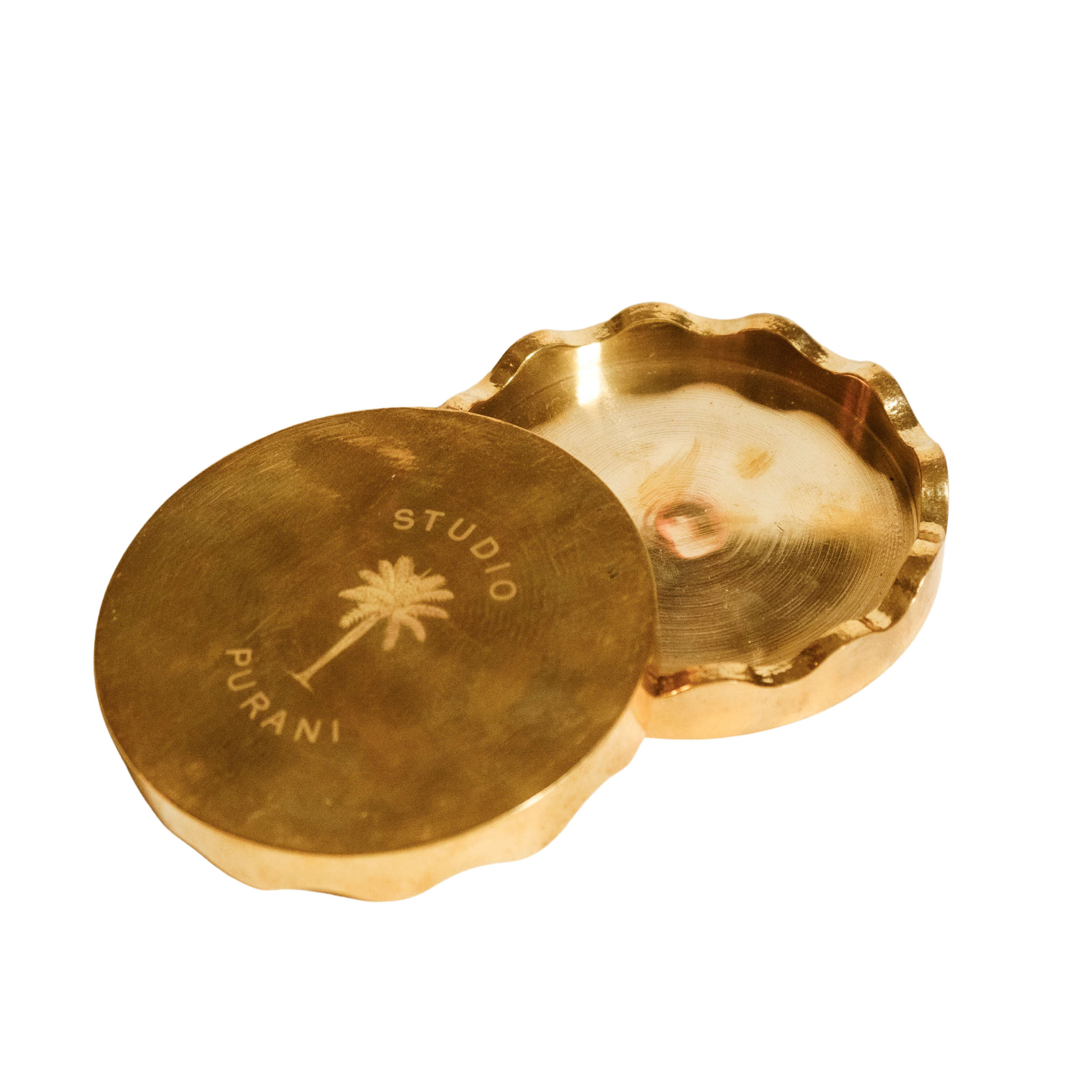 Golden Hour Brass Vessel
