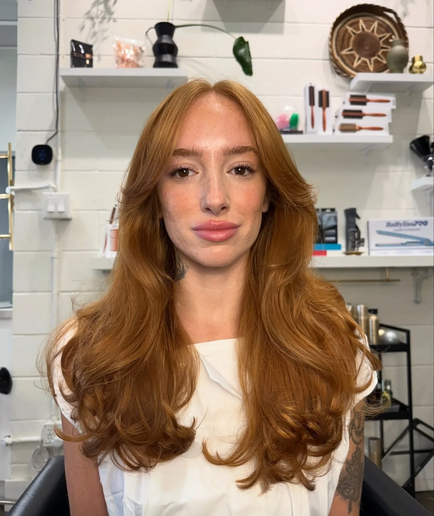 Natural copper tones + precision cut = obsessed 😍 

Haircut by @tahirarayani ✂️