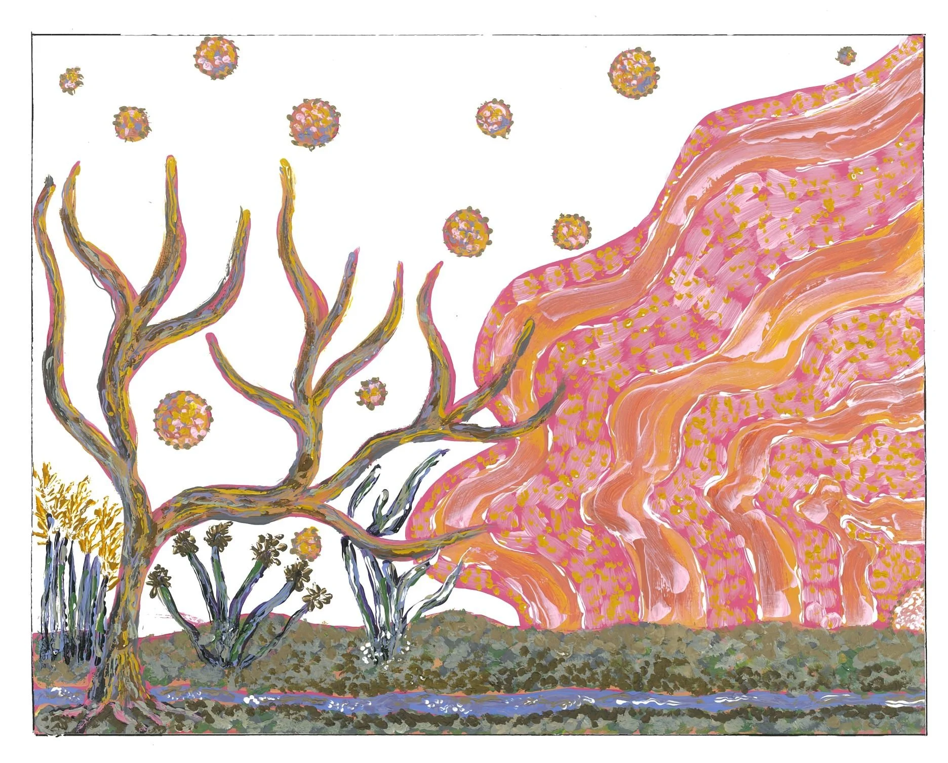 Entwurf der Wandgestaltung