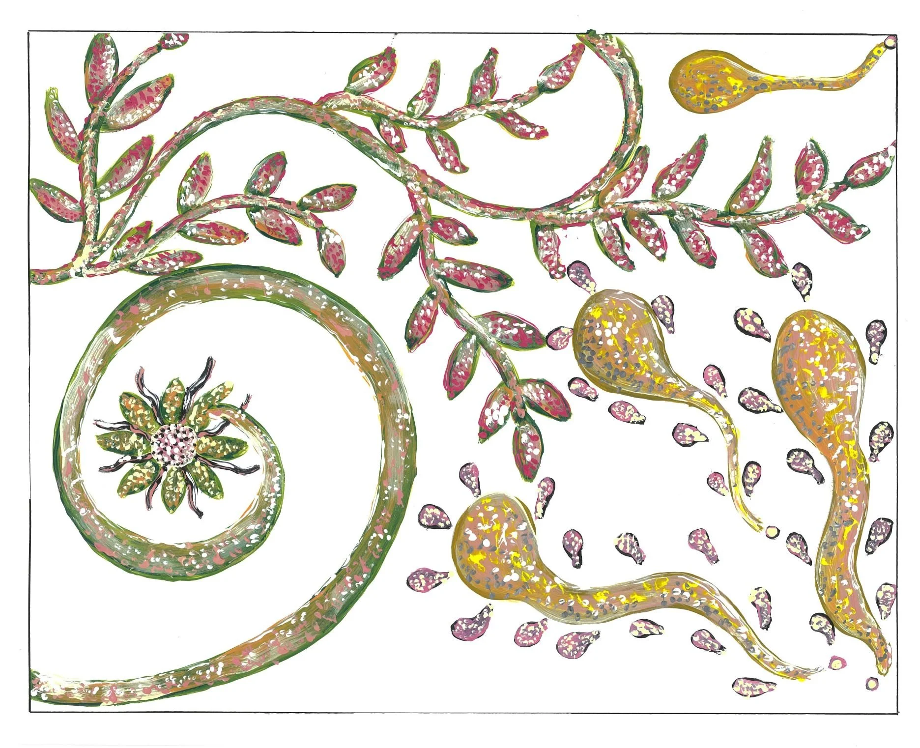 Entwurf der Wandgestaltung