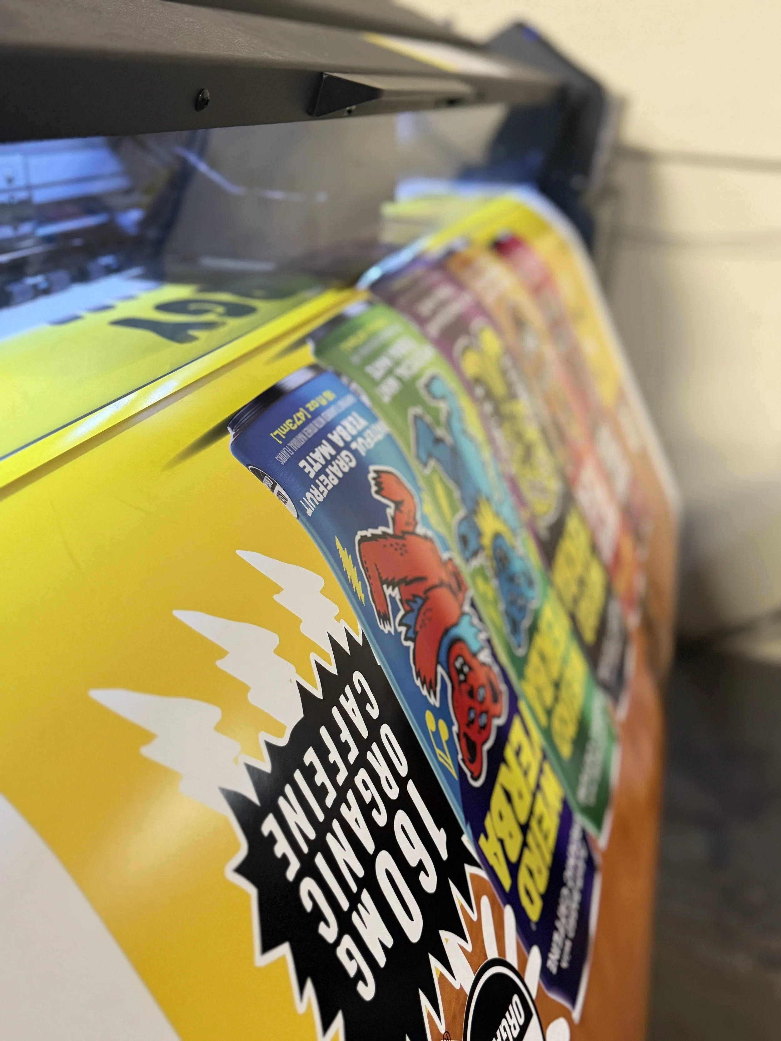 Close-up of a colorful box of Crayola 16 Crayons with vibrant illustrations on the packaging.