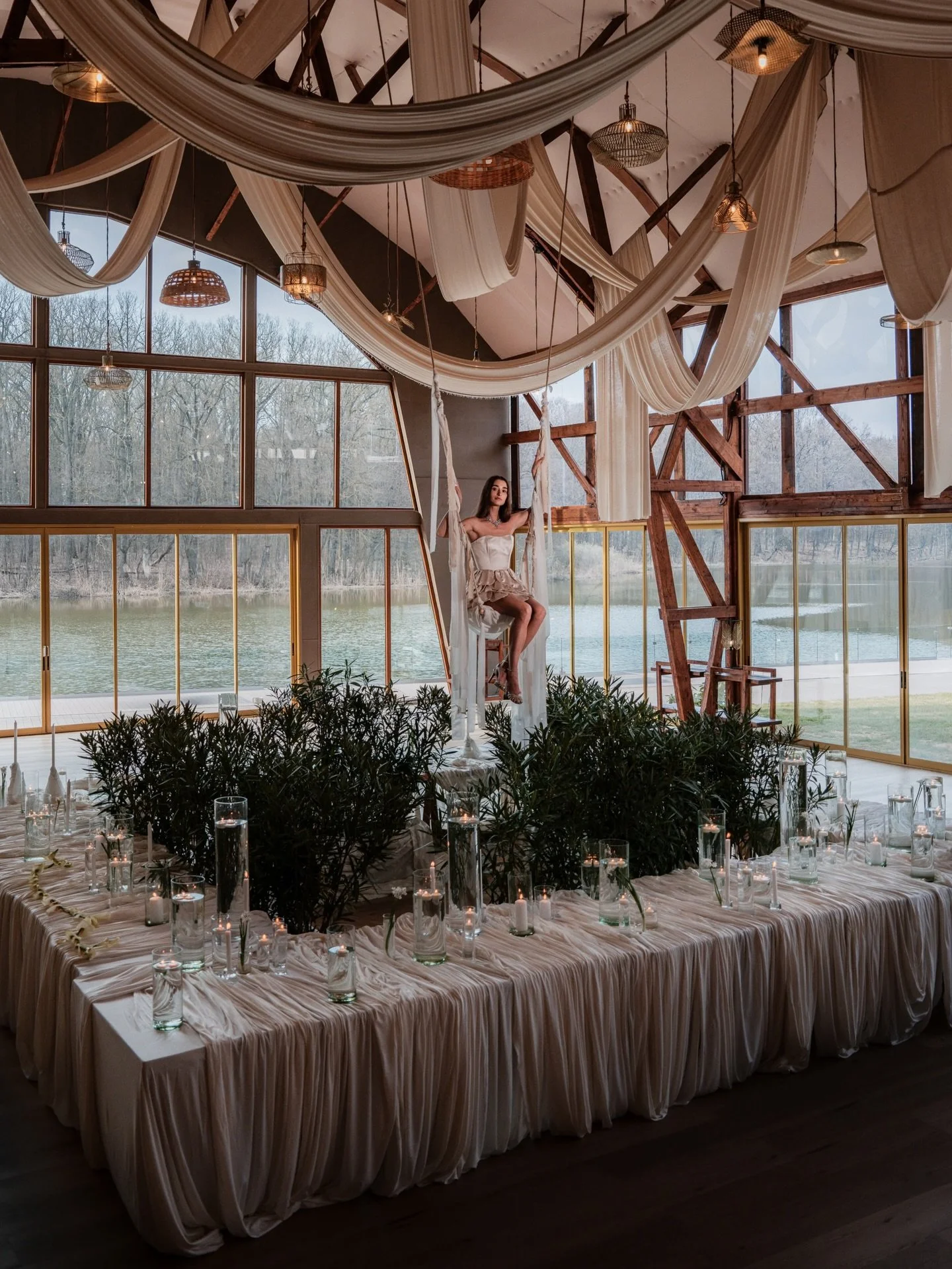 My vision for @heaven_bythelake_ 🤍 

Team 
Organizer: @heavenbythelake &amp; @duetluxe 
Location: @heaven_bythelake_
Decor &amp; design venue: @duetluxe
Dress: @maisonbanucom
Stylist &amp; organizer: @danielamariabanu
Photographer organizer: @moment