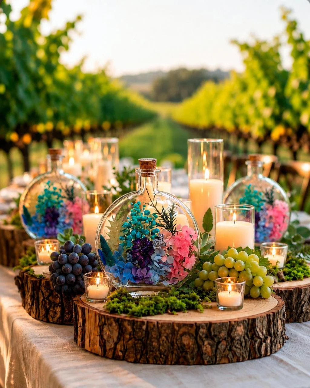Ideas para una boda inolvidable al aire libre. (Vineyard Wedding )