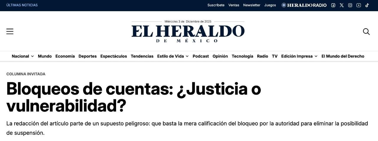 Bloqueos de cuentas: ¿Justicia o vulnerabilidad?