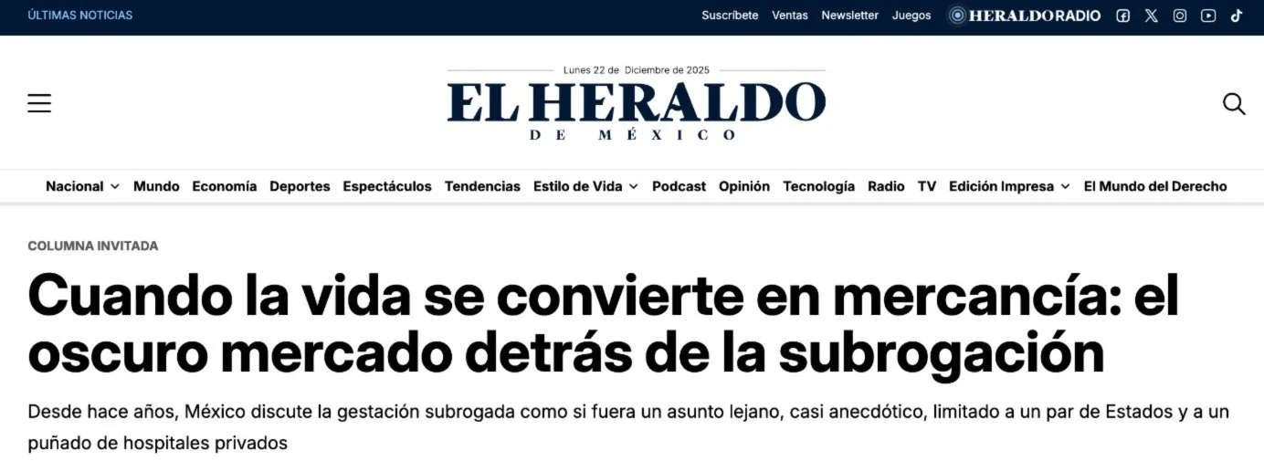 Cuando la vida se convierte en mercancía: el oscuro mercado detrás de la subrogación.