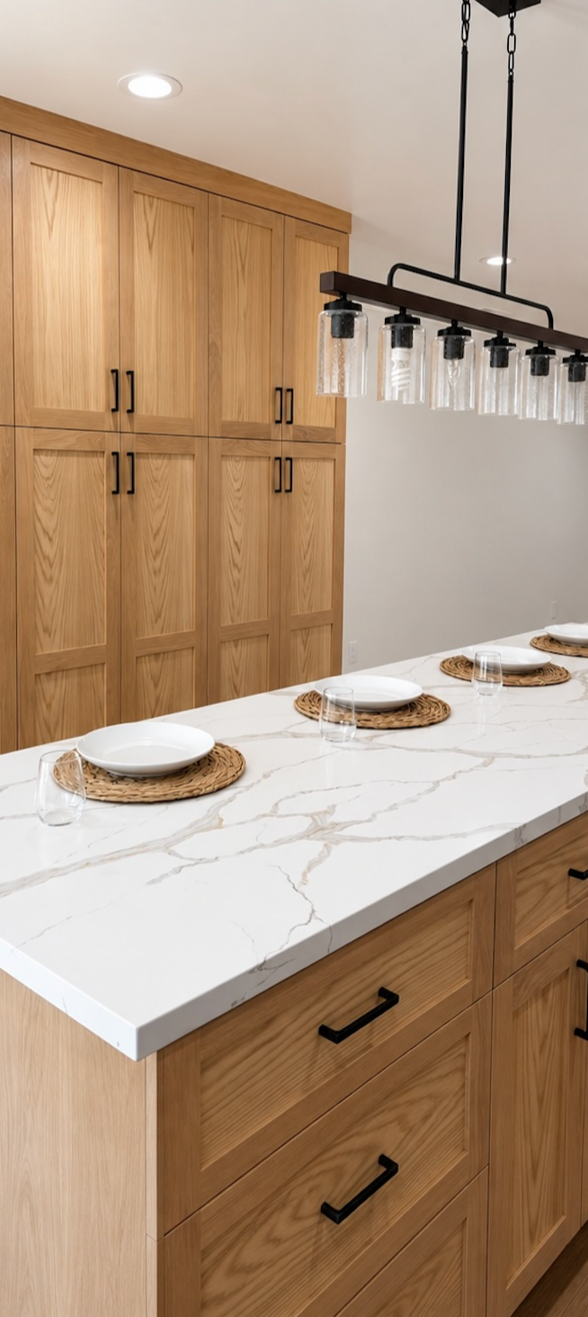 long beach island and pantry upgrade