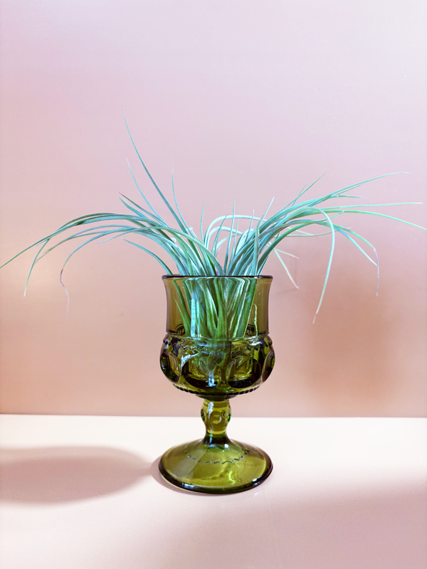Green Libby Goblet
