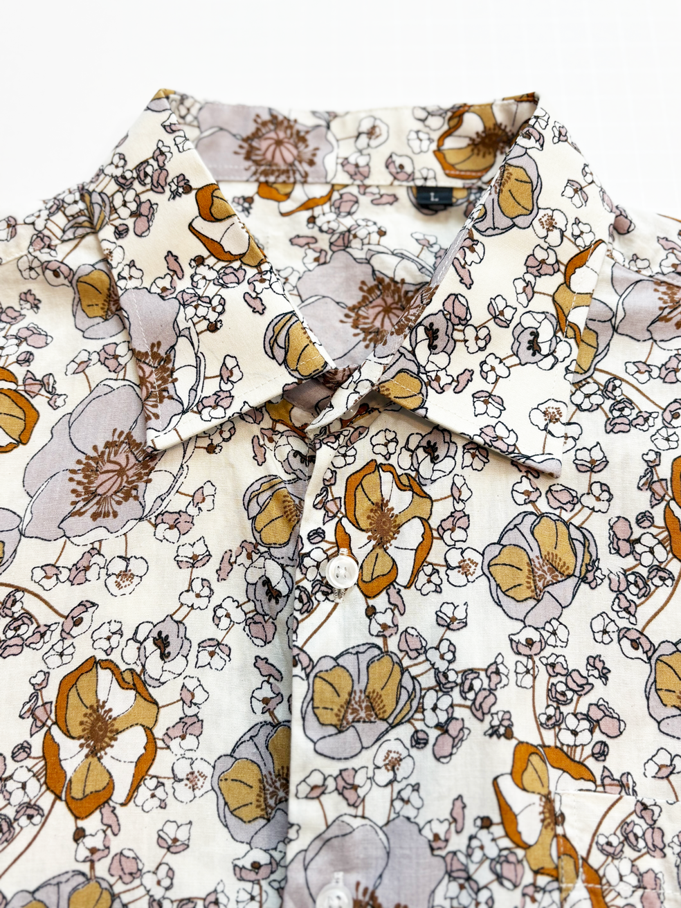 Neutrals Floral Shirt