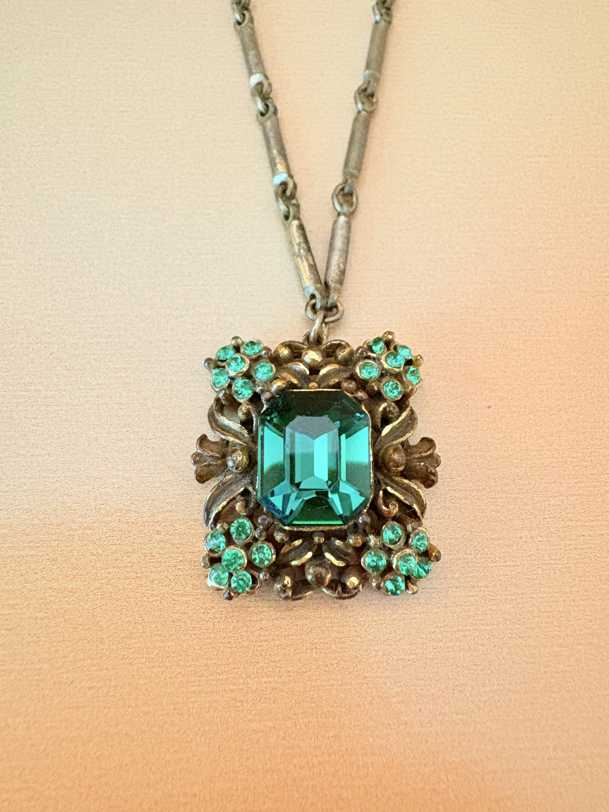 Costume Emerald Necklace