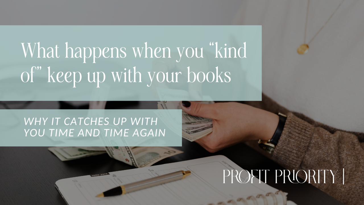 What happens when you “kind of” keep up with your books