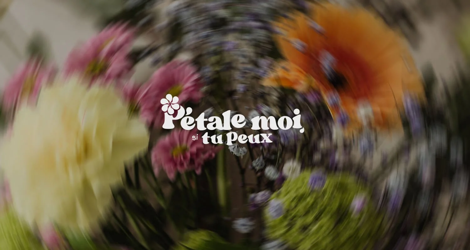 Pétale moi, si tu peux - Identité visuelle fleuriste