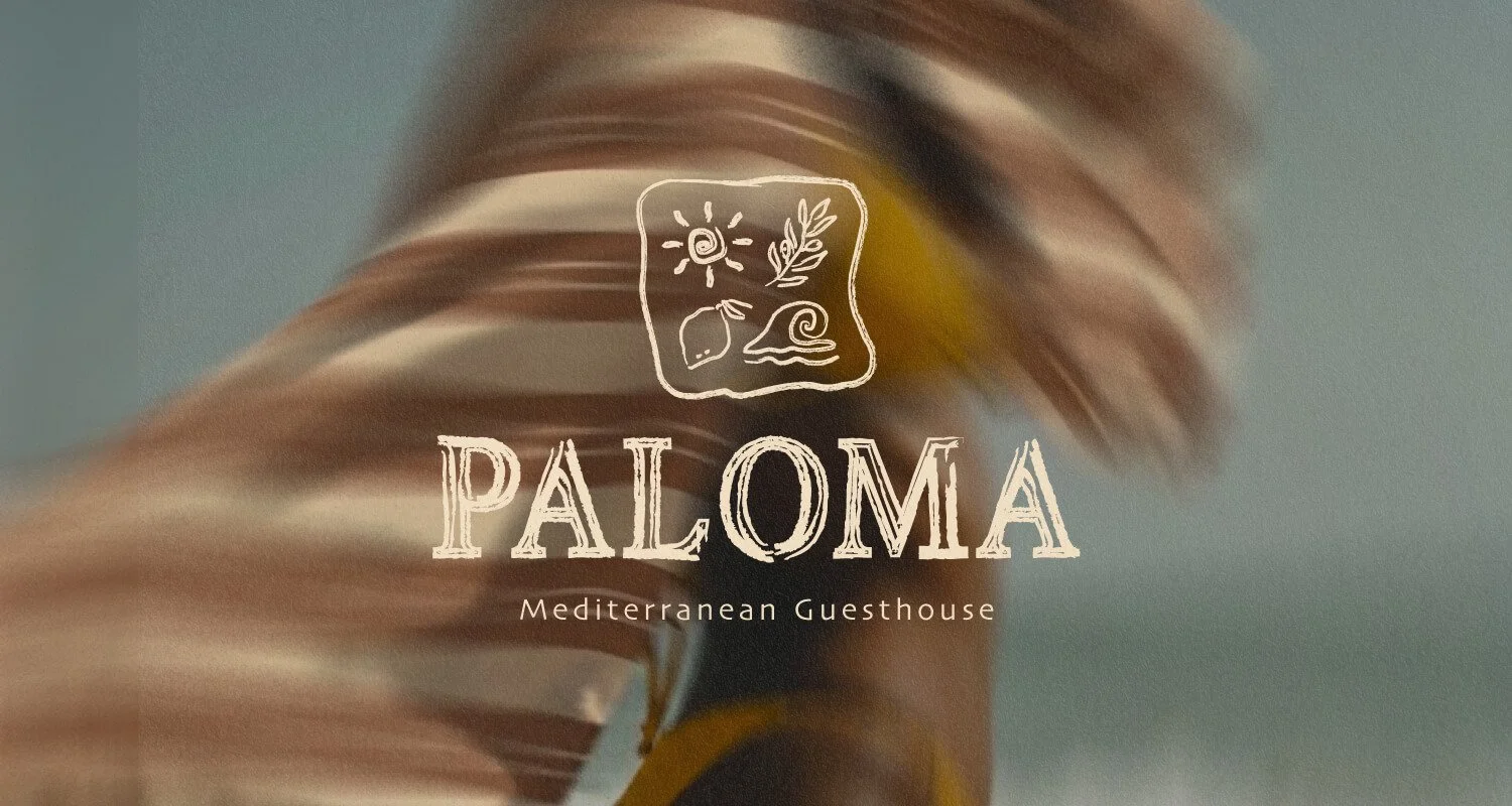 Paloma — identité visuelle pour une maison d'hôtes méditerranéenne