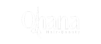 Logo de Ohana Hair Beauty en noir et blanc