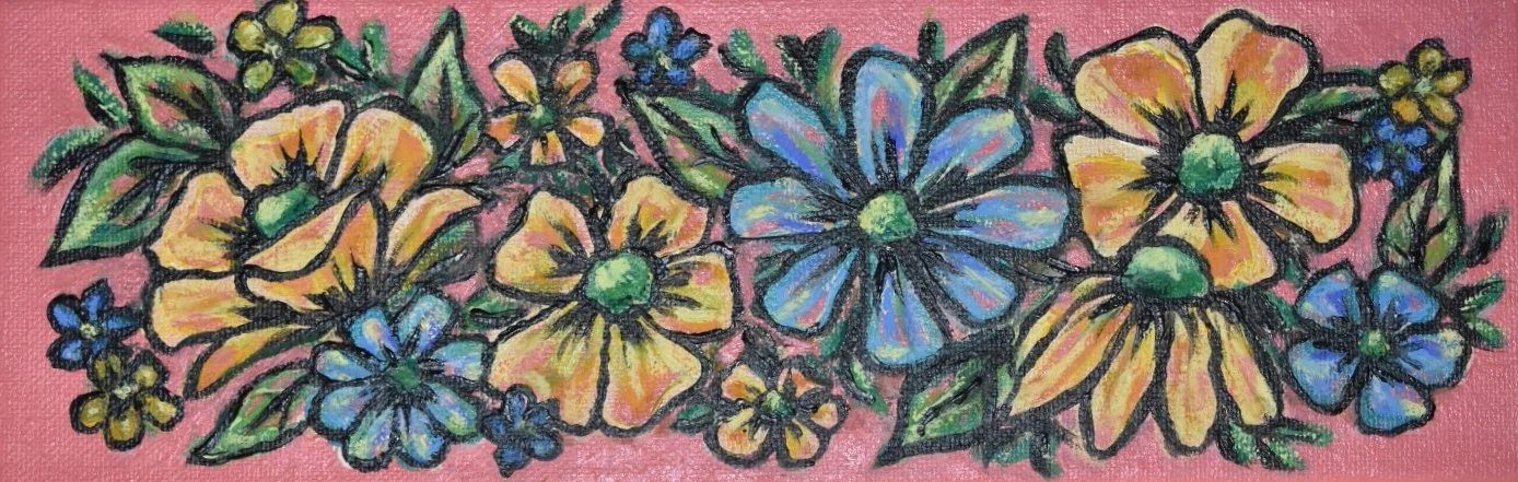 oil pastel - flowers.JPG