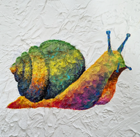 acrylic - rainbow snail.png